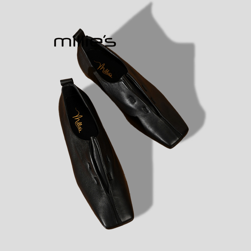 MILLIE'S/妙丽一脚蹬巨好看平底