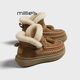 MILLIE 厚底雪地靴女Z 雪顶松松保暖加绒毛毛鞋 妙丽2026秋冬新款