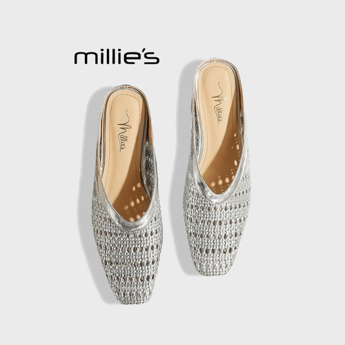 MILLIE'S/妙丽镂空凉拖鞋雨鞋