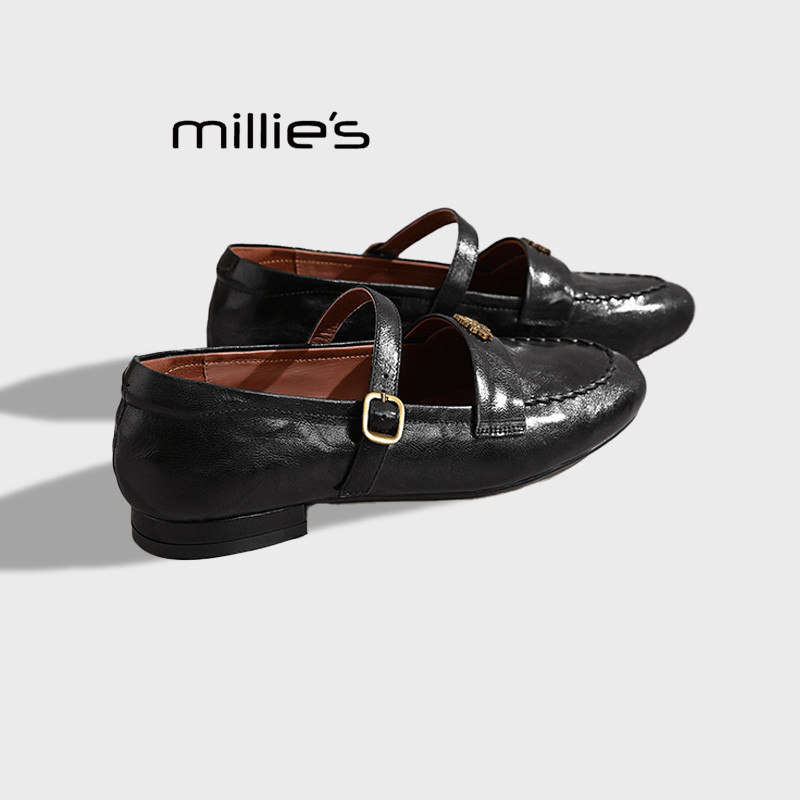 MILLIE'S/妙丽山茶花浅口单鞋图片