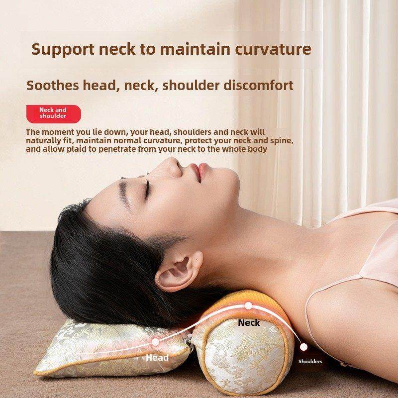 海盐电热颈椎修覆枕肩颈热敷包防弓疝矫直专用盐袋圆柱形硬颈枕,个人护理/保健/按摩器材,保健护具(护腰/膝/腿/颈),淘宝优惠券,粉丝福利购,淘宝优惠卷