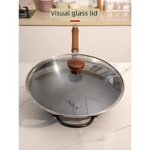 Asd日式极铁锅家用无涂层锅煎锅电磁炉燃气灶通用Cf32A4Z