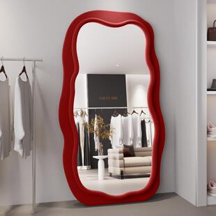 落地镜全身镜显高显瘦美颜镜子服装店专用全身镜法式覆古全身镜