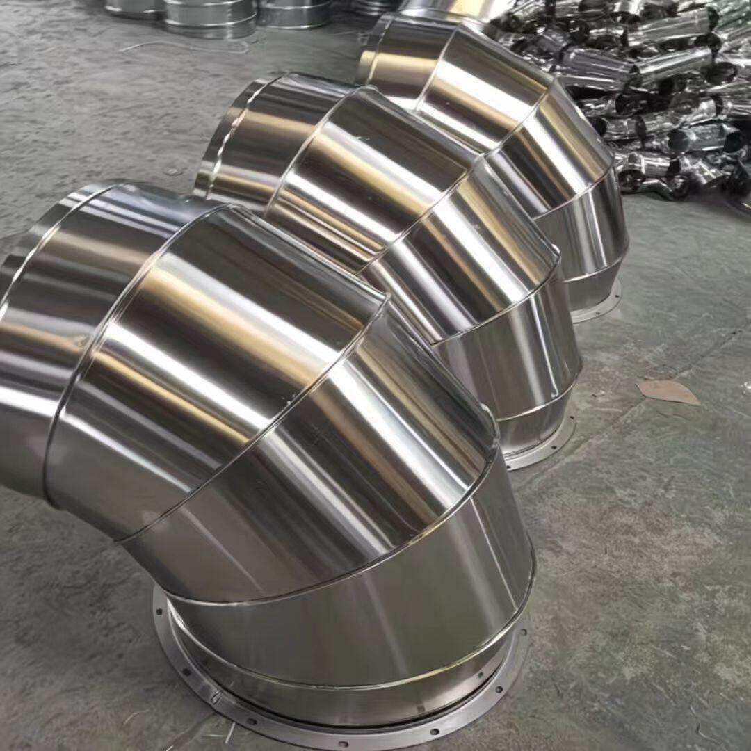 304不锈钢风管焊接弯头不锈钢90度弯头45度弯头弯管防雨弯头法兰