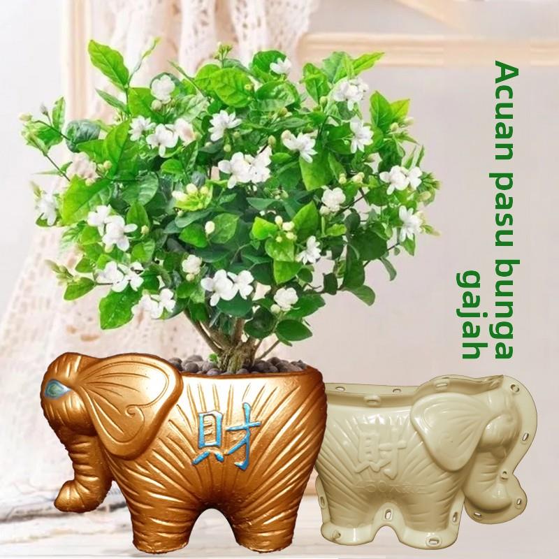 动物花盆模具水泥自制盆栽模型塑料创意盆景制作模板DIY混凝土