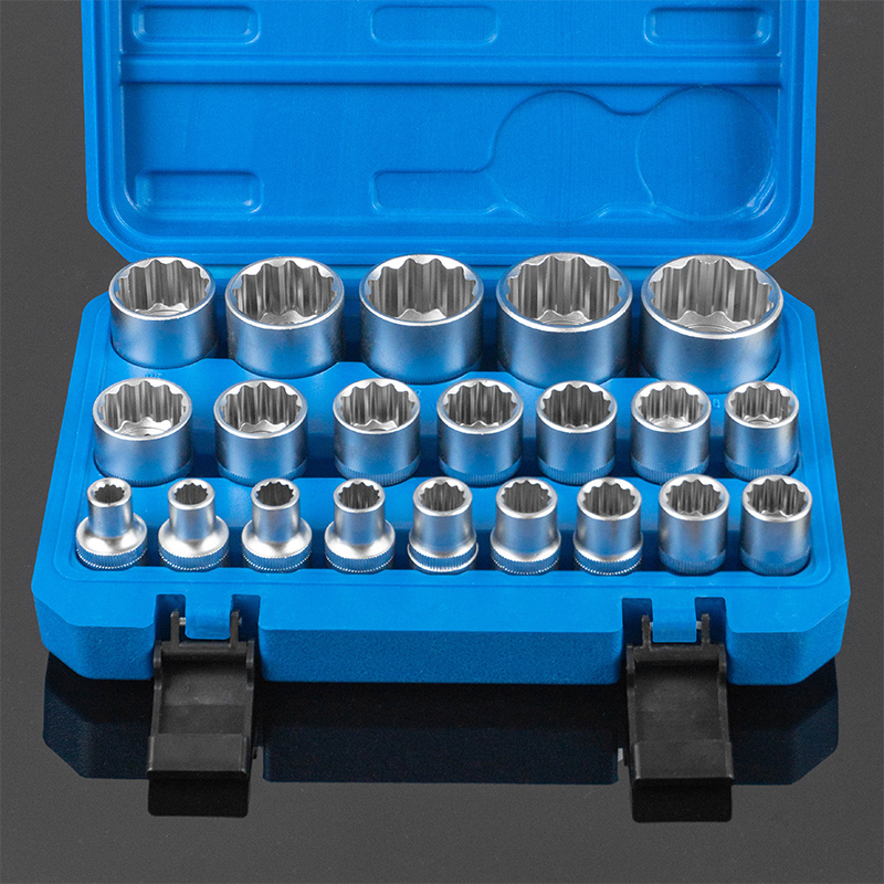 12角梅花套筒套装 12花梅花套筒 1/2寸大飞小风炮套筒头 8-36mm