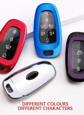 Kaktus汽车钥匙包适用于现代汽车钥匙套Staria/Sonata Sonata保护