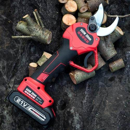 圣慕进口电动剪刀果树修枝剪机充电式强力园艺锂电粗枝树枝电剪子