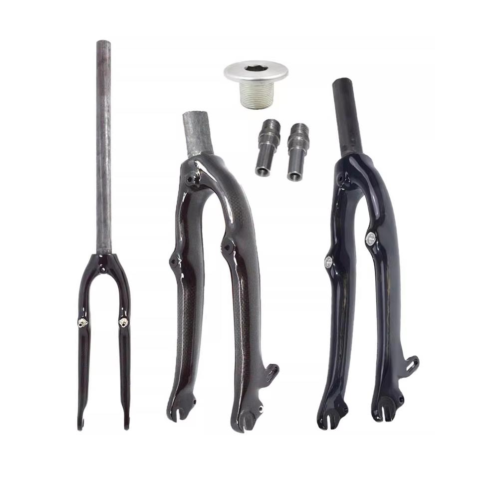 451全碳纤维Sp 8折折叠式小轮自行车20英寸406前叉V刹车C刹车叉开