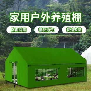 养鸡鸭的大棚子鸡笼子家用室外鸡棚孔雀夹棉棚大型养鸡笼子鸭子鹅