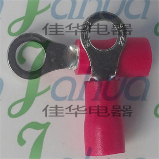 圆形鼻子 RV1.25 冷压接线端子 预绝缘端头 黄铜