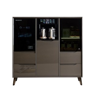 智能家用h实木茶吧机柜子一体柜高端客厅全自动饮水机带消毒 新款