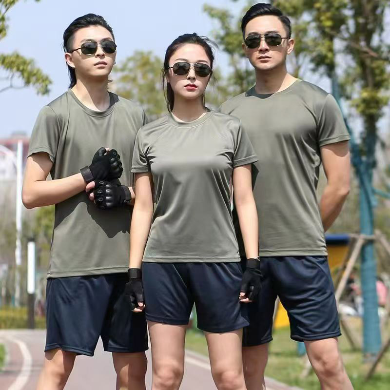 正品体能训练服套装速干作训T恤