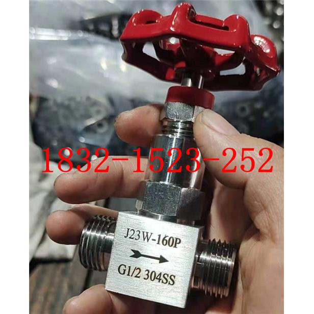 J23W-160P304SS不锈钢外螺纹针型阀仪表阀M20*1.5M24M27M30*1.5