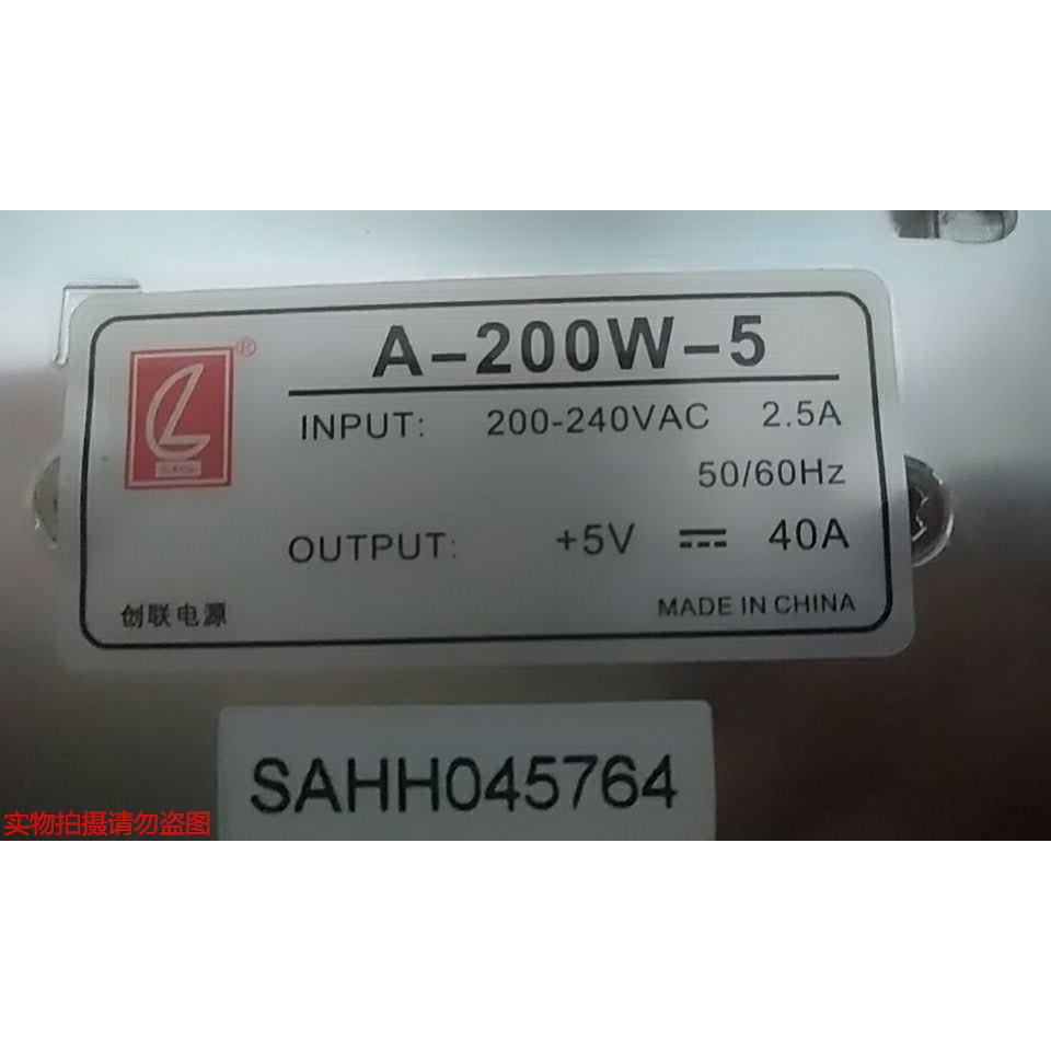 正品创联开关电源A-200W-5显示屏 led全彩走字屏变压器 5V40A200W