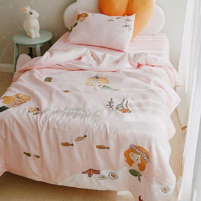 儿童a类60支天丝被套单件120x150×200cm幼儿园莱赛尔冰丝被罩