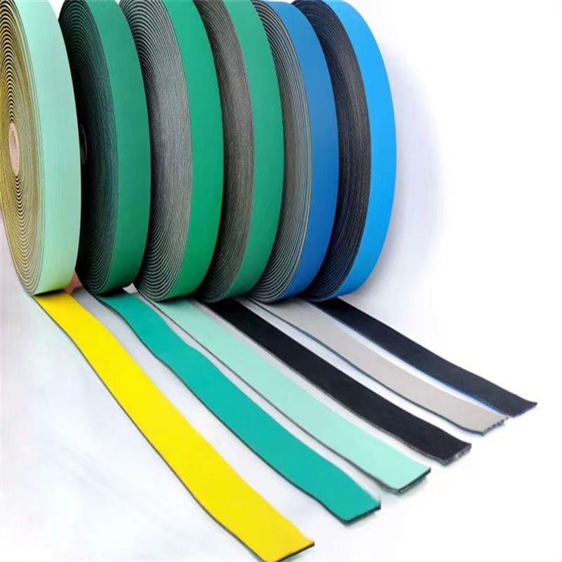 多片锯圆棒机木线机传动带3*40 四面刨进口尼龙片基平皮带浅绿+黄