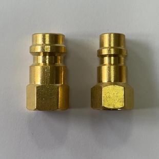R134a汽车空调雪种冷媒制冷剂钢瓶转换接头加氟公接口1 2ACME