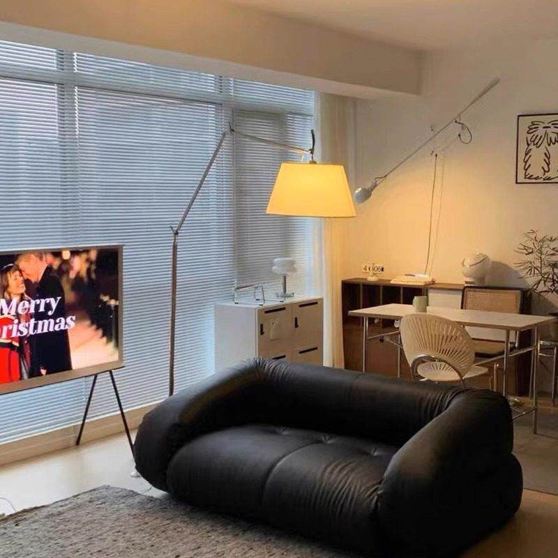 意大利Artemide摇臂伸缩布艺中古阅读落地灯现代客厅书房可调节灯