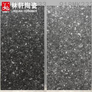 180 现代0约灰色细干粒面水磨石瓷大砖客厅防污简地板90180砖900