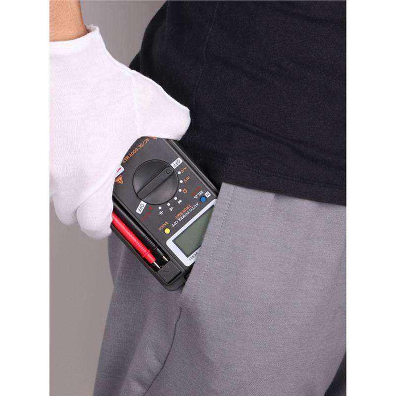 众仪电测万用表数字高精度防烧电工汽修卡片口袋多功能维修电容表