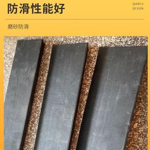 橡胶地机人爬垫门口台阶垫板塑料过门槛扫斜坡垫器家用室内橡胶斜