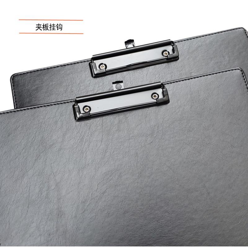 文件夹板a3板夹海报纸板大号资料夹挂式仓库夹皮质面加厚菜单垫板