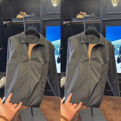 秋季新款商务休闲行政夹克