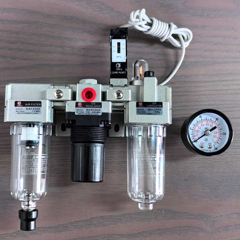 上海新益 SQW 气动三联件QAC2000-01D QAC2000-02 过滤组合