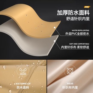 男款 电动车雨衣分体式 套装 长款 成人外卖骑手 全身防暴雨加厚加大裤