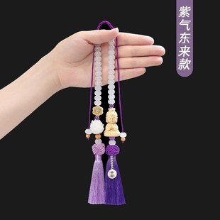 女士车内饰品后视镜车载装 汽车挂件保平安2024新款 饰吊坠车挂