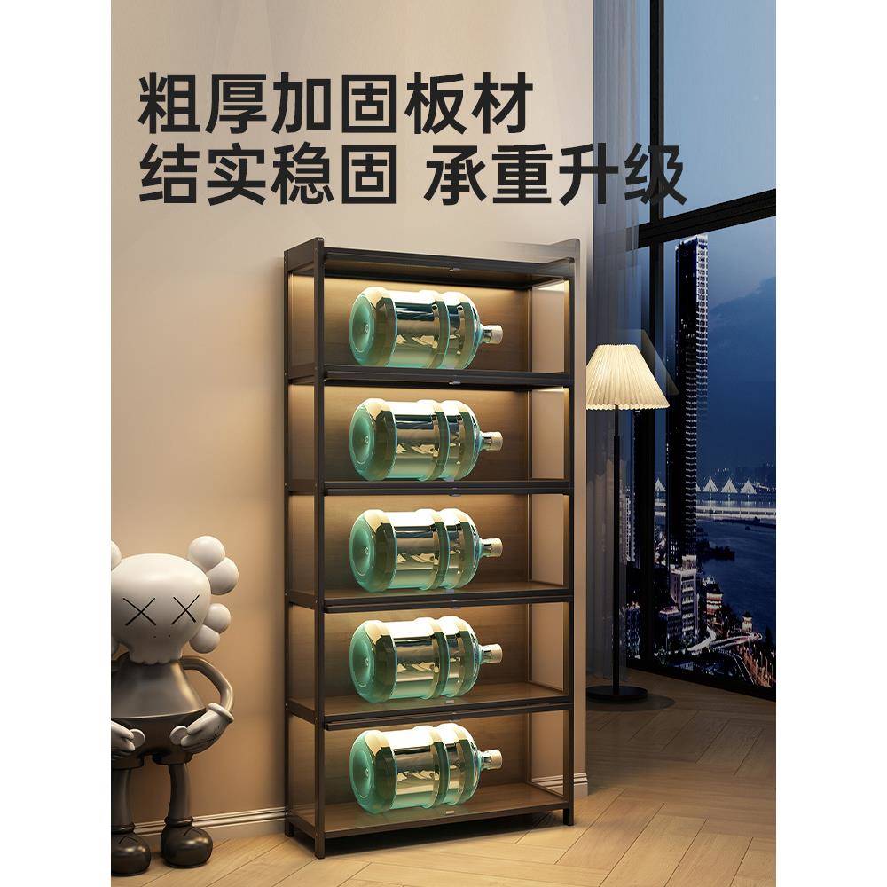 家用展示柜亚克力锁层模防型带透明玩具摆放艺术品收纳玻璃JYCLG-