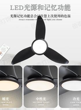 BZY02454S三叶风扇灯42寸厅带灯客厅餐A吊扇灯新款大力风吊扇