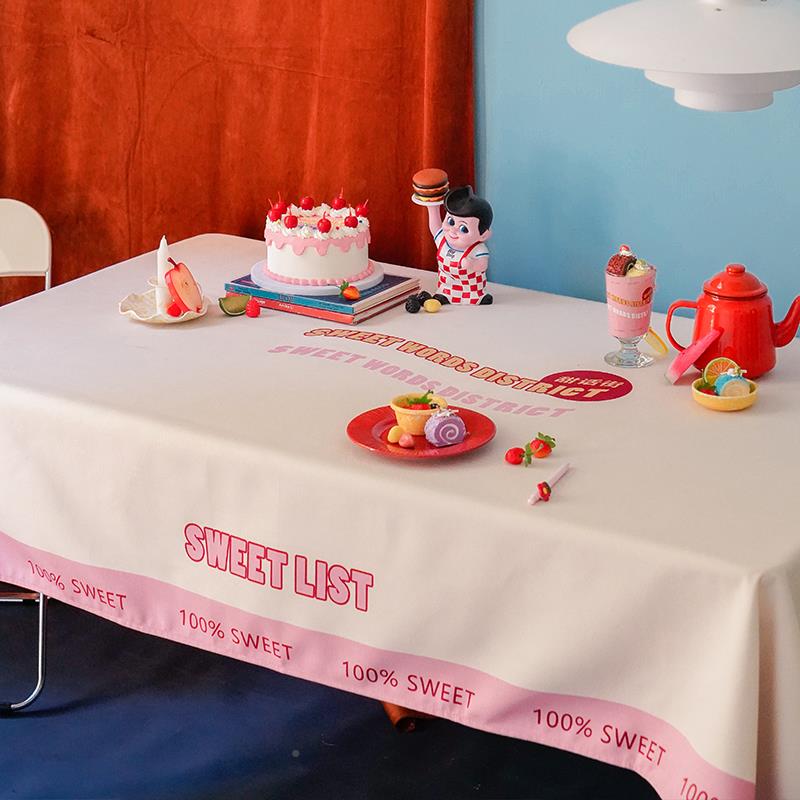 A布6LF76S977T术家合作款式复古格子学生桌布茶几美书桌装艺饰防