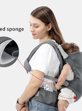 凳婴儿轻便四娃季外出两用六腰个月#以上抱宝宝背带PBM前抱