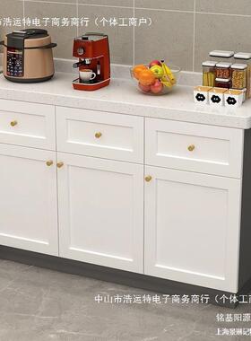 厨房石英石台窄边橱柜柜台面转角餐柜边子储物柜靠墙倒延置伸OZP