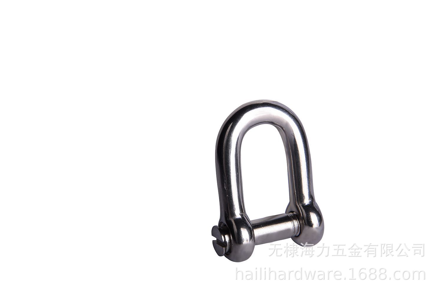 不锈钢高强度D字槽链条扣