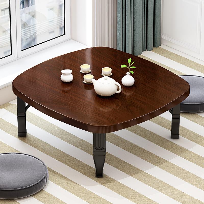 折叠小炕吃EKI饭桌子上书桌床小炕桌榻小榻米餐桌家用飘窗矮桌子