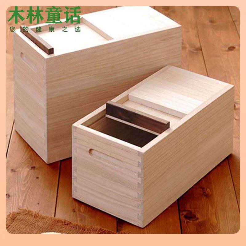 ?实木装米桶厨家用潮防虫防密封储米箱房米面粉箱缸2无品牌/0斤大