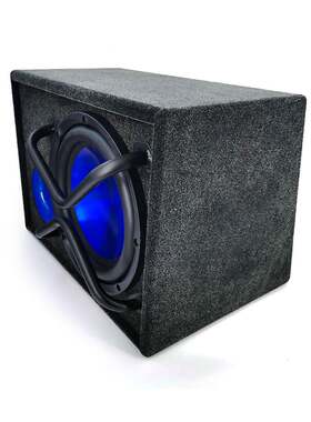 车载低音炮汽车音响1v10寸大功音率4有源带功2放超重IBE低后备箱1