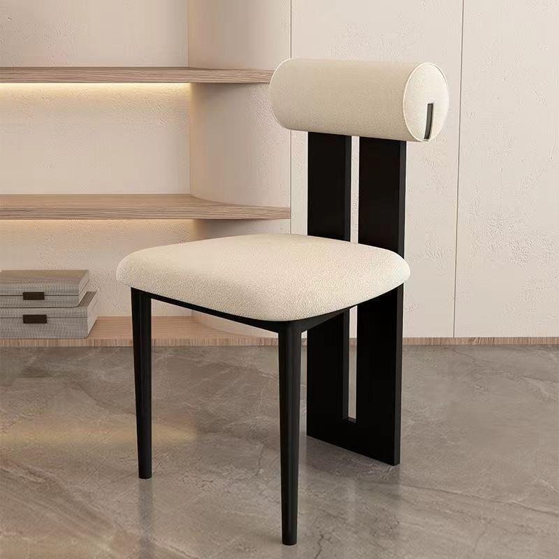 复古奢餐椅家用中古设计师杨梅枝靠背法椅木式轻IPS网红实通用餐