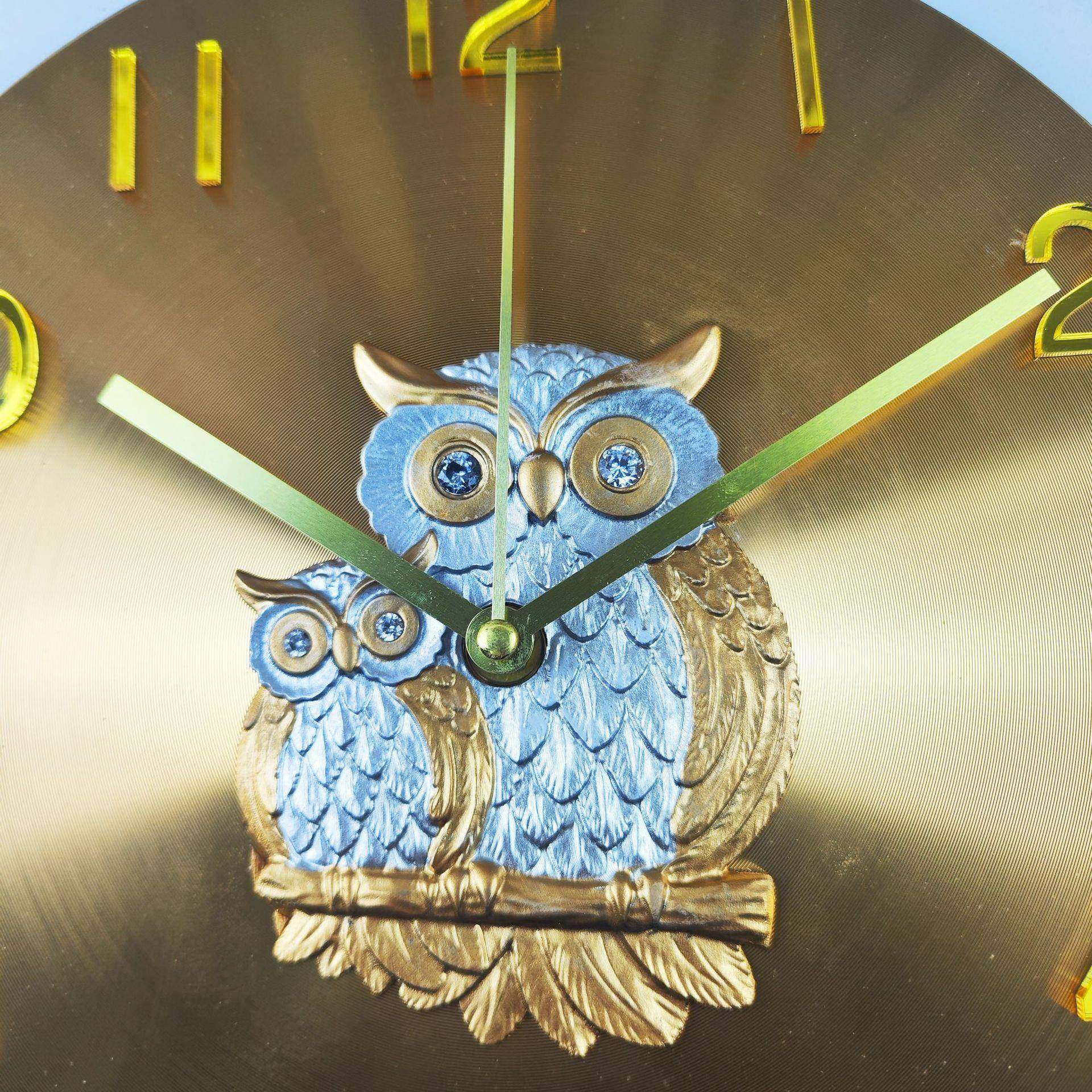 猫头鹰现挂钟创意D卡通BX0088代金表盘C属纹效果钟表,家居饰品,挂钟,淘宝优惠券,粉丝福利购,淘宝优惠卷