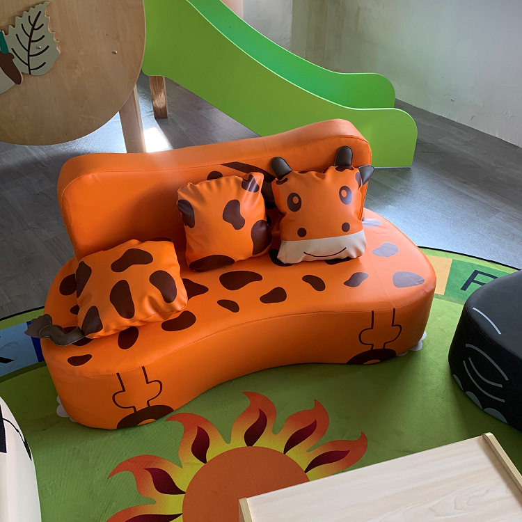 儿童幼儿园小沙发凳阅读角早教中心座椅卡通椅卡座接待休息区布置