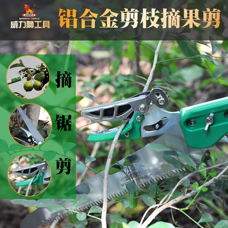 伸缩高空采果修枝剪锯