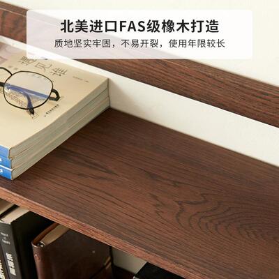 实木桌JHK面纳书架书桌桌置物小架办公上台面收木质双层飘窗收纳