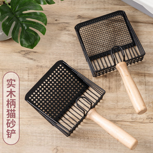 细孔大号小孔不锈钢二合一金属猫咪铲子神器膨润土豆腐芦丁鸡矿砂