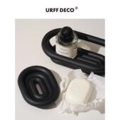 Urff Deco专利 浴室收纳篮系列收纳托盘收纳篮黑色和白色