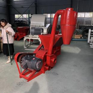 甘松粉中药材水滴粉碎机 稻壳酒糟细粉生产线 养殖场饲料全套设备