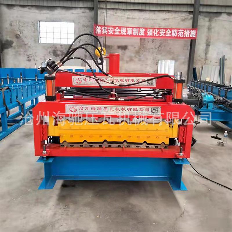 840/800型双层树脂瓦设备 彩钢瓦压瓦机 金属冷弯成型机器