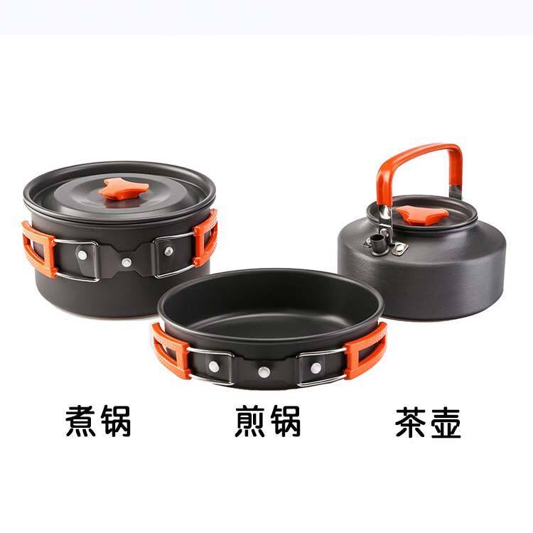 户外套锅野炊多人锅具用